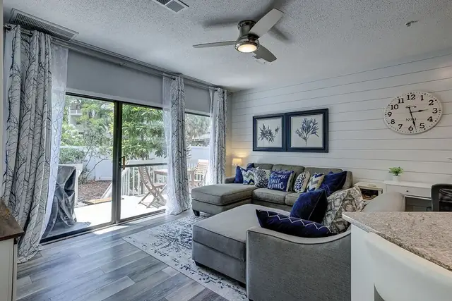 Living room at Ocean Breeze 44